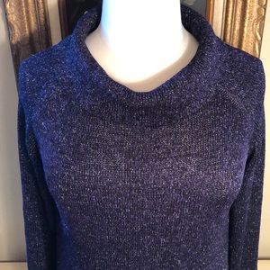Purple Sparkle Knit Top